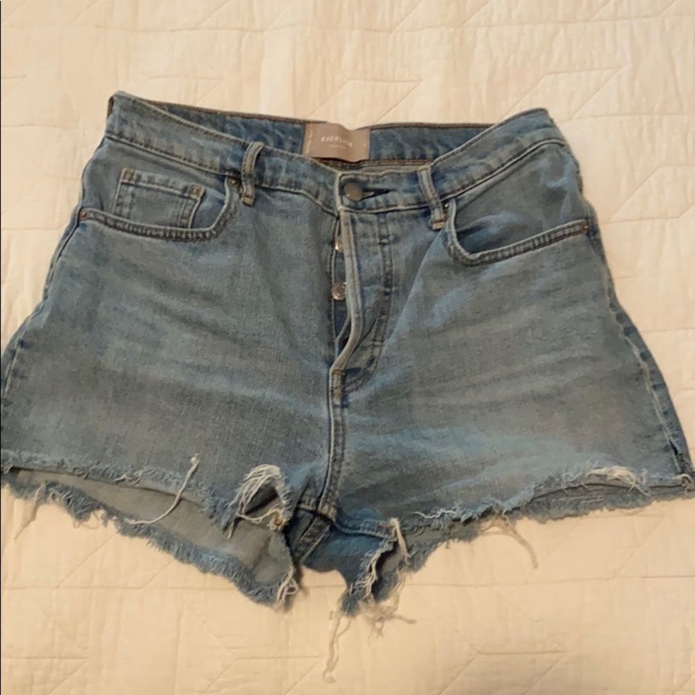 Everlane cheeky shorts in mid blue - 28
